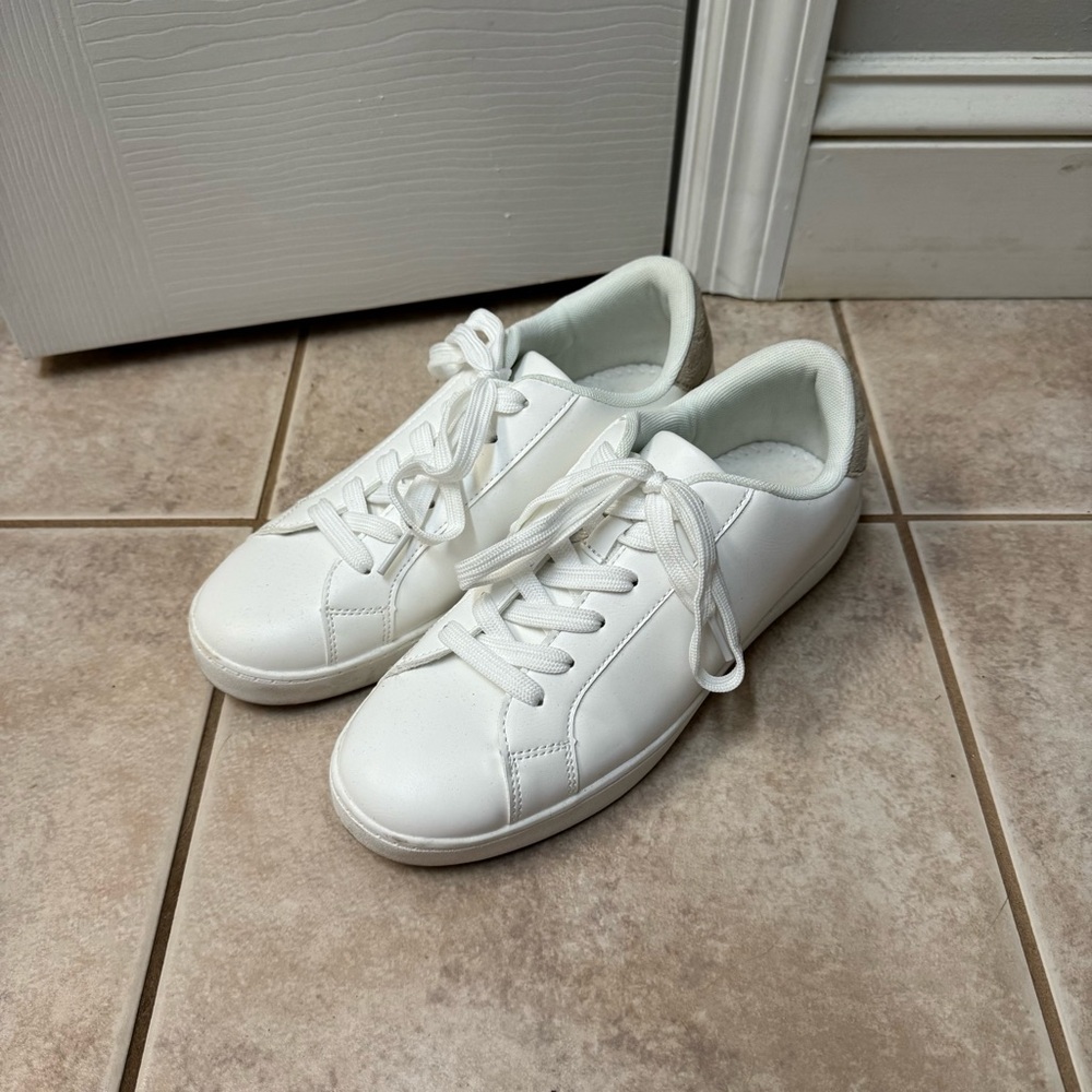 White sneakers